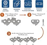 3 Pack Chainsaw Chain 12 inch 3/8 LP .043 gauge 44 drive links view 3