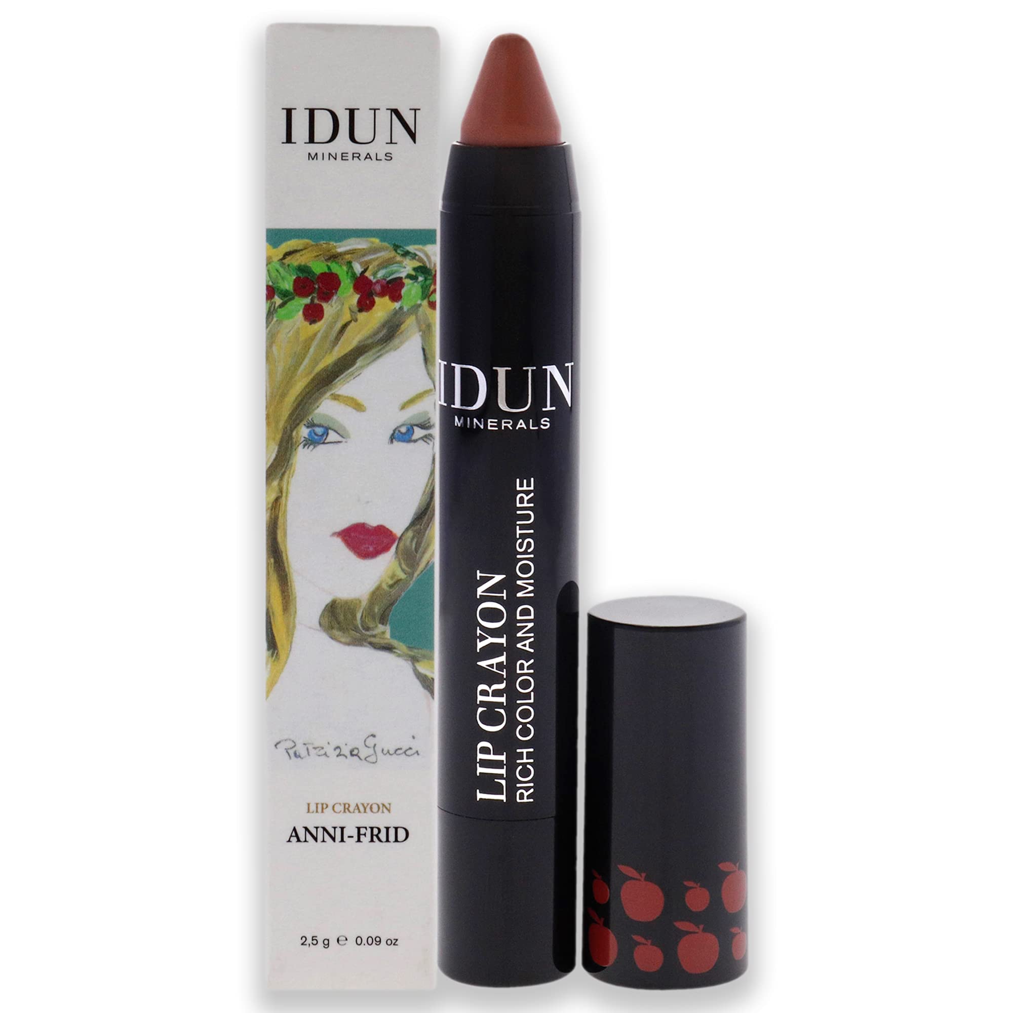 Idun Minerals Lip Crayon - 402 Anni-Frid For Women 0.09 oz Lipstick