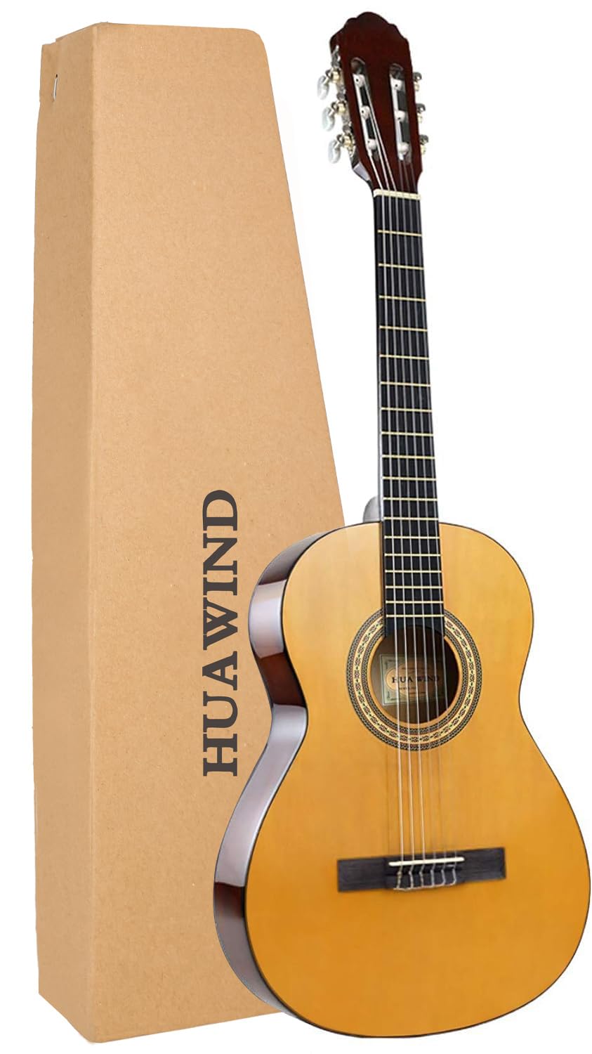 HUAWIND 39 Inch Classical Guitar Full Size Acoustic