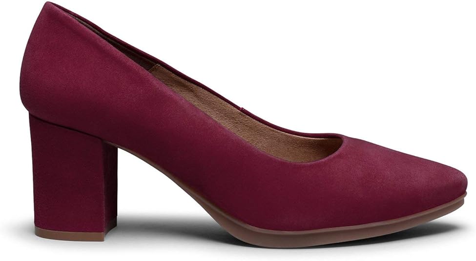 EMILY – Chaussures à Petit Talon Trapèze NOIR