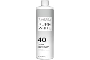 Clairol Professional Pure White 10 Volume Hair Developers for Lightening & Gray Coverage