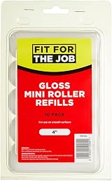 Fit For The Job 4 Inch Foam Mini Rollers 10 Pack for Smooth Finish view 2