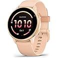 Garmin vívoactive® 6, Health and Fitness GPS Smartwatch, AMOLED Display, Up to 11 Days of Battery, Metallic Pink Dawn with Pink Dawn Band