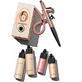 Luminess Air Icon Pro Airbrush System with 4-Piece Foundation Starter Kit, Fair Coverage - Quick, Easy & Long Lasting Application - Includes Silk 4-In-1 Foundation, Highlighter and Blush