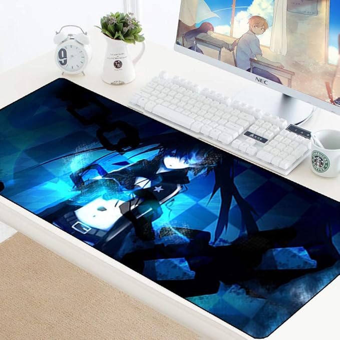 Gaming Mouse Pad Anime Cool Girl Extended Mouse Pad Non