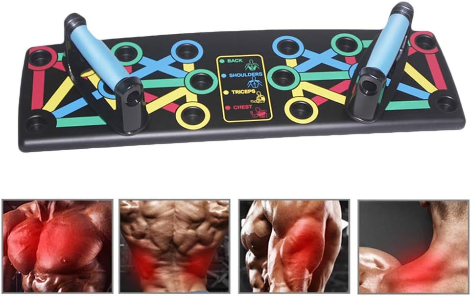 AGAWA Power Press Push Up,Complete Push Up Training System, 14 in 1 Fitness Workout Training Stand Board
