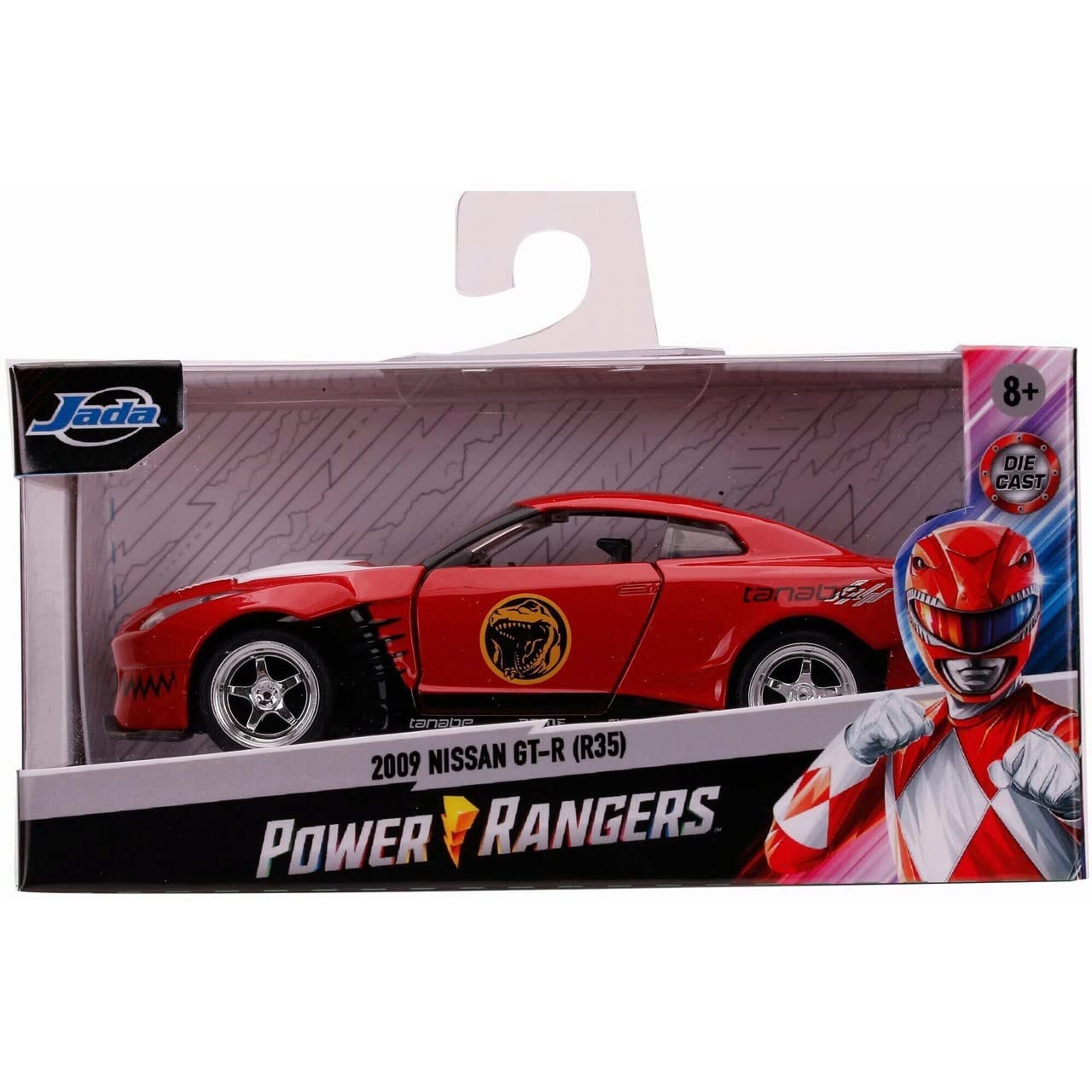 Mua Jada Toys Power Rangers 1:32 Red Ranger 2009 Nissan GT-R R35 Ben ...