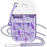 Elitles Made Hand Sanitizer Spray, 50ML Spray Hand Sanitizer Travel Size With Cute Keychain Lanyard, Scented Pocket Power Mist Hydrating Women Teen Girl Gifts, 1.7FL.OZ (Lavender)