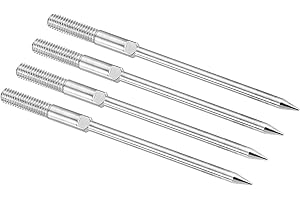 PATIKIL 2mm Test Probe Pins, 4 Pcs Copper Multimeter Test Lead Extention Long Probe Pin Tip Needle for Electrical Circuit Tes