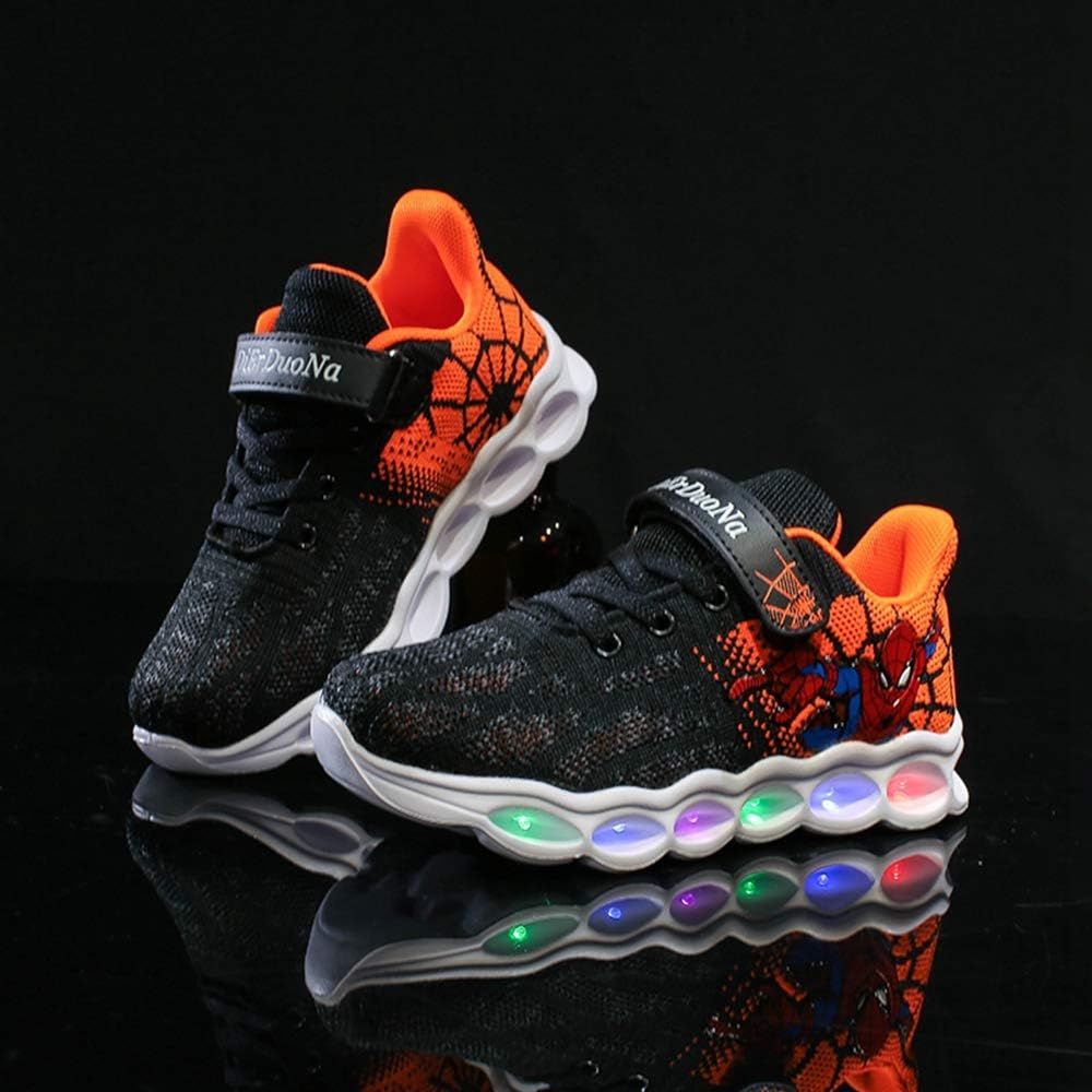 spiderman light up shoes