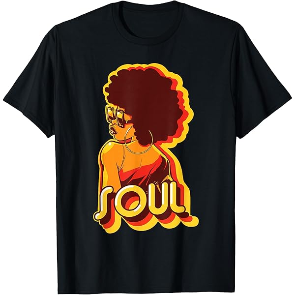 Amazon.com: 70s Funk Afro Women Soul Retro Vintage Style Black
