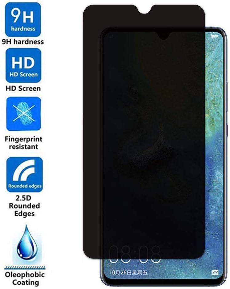 LYSDDDDHD Anti Peeping Screen Protector 2.5D Privacy Tempered Glass Anti Spy Protective Film,For Huawei Mate 20 20X