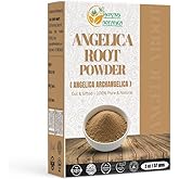 Herbs Botanica Angelica Root Powder 100% Pure & Natural Angelica Herb (Angelica Sinensis) for Herbal Tea, DIY Wellness & Beauty Finely Ground, Non-GMO & Additive Free 2 oz Pack