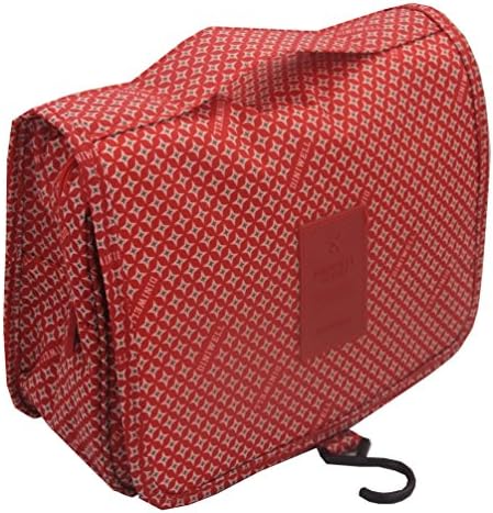 ITraveller Portable Hanging Toiletry Bag, Red