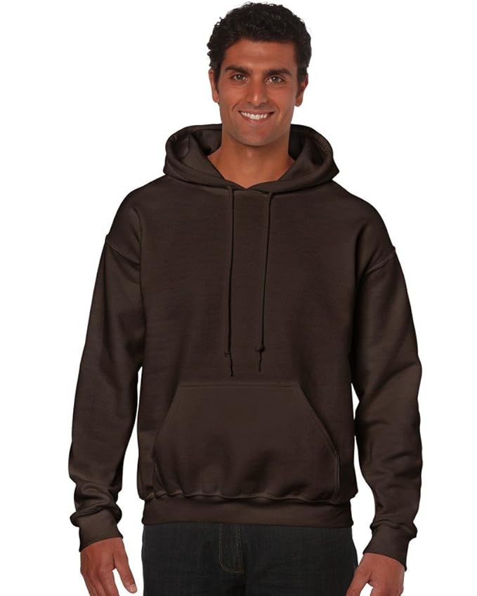 Gildan - Unisex Kapuzenpullover 'Heavy Blend' , Dark Chocolate, Gr. XL