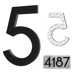 3 Inch Self-adhesive Mailbox Numbers, Modern House