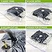 DecoBreeze Vacuum Space Saver Storage Bags - 7 Piece Set - 5 Jumbo Storage Bags Plus 2 Space Saving Travel Compression Bags - Helps You Organize, Declutter, and Travel Light - Hand Pump Included