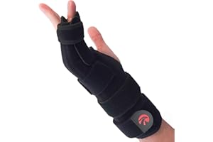 ARMSTRONG AMERICA Pinky Finger Splint Boxer Fracture Brace | Ulnar Gutter Splint Hand Brace | Ring & Little Finger Splints | Broken Metacarpal Support Cast | Dupuytren's Contracture | Boxers Pinky Braces (LARGE RIGHT)