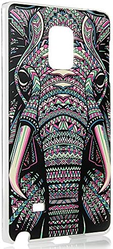 Galaxy N9150 Case, Slim Clear Waterproof Transparent Hard PC Shockproof Elephant Pattern Shock-Absorbing Scratch-Resistant Cover Case for Samsung Galaxy N9150