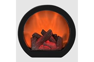 ERYUE LED Fireplace Lamp Flameless Home Decor for IndoorOutdoor Landscape Balcony