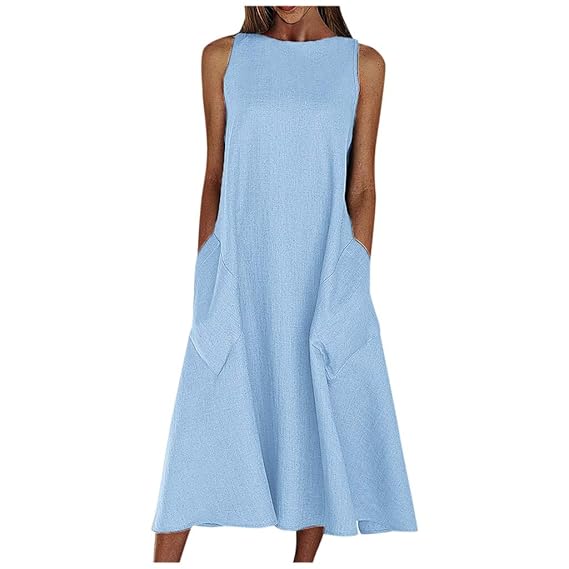 casual summer dresses midi length