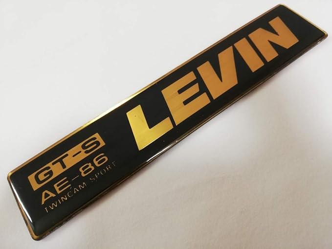 Amazon Ae86 ハチロク 86 カローラレビン Levin レビンae85 トレノ Trueno 頭文字d 4a Ge旧車 当時物 エンブレム 純正オプション アニメ 萌えグッズ 通販