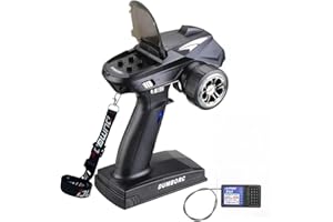 DUMBORC X4 RC Radio Transmitter and Receiver P6F, 4 Channel Rc Receiver and Transmitter Rc Car Remote and Receiver for RC Cars Boats Tanks