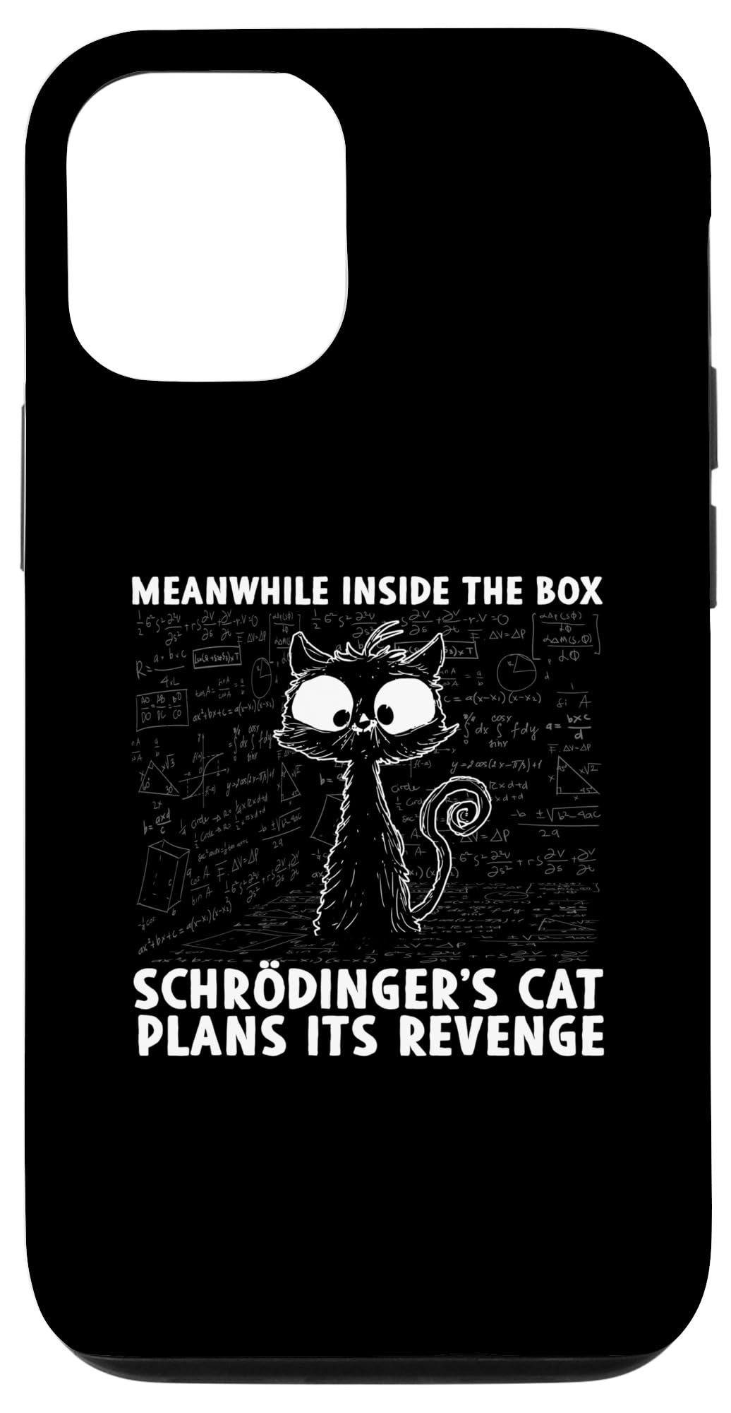 iPhone 12/12 Pro Meanwhile Schrödinger's cat plans its revenge Case