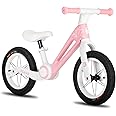 JOYSTAR 12 Inch Foldable Balance Bike for Kids Age 2 3 4 5 6 Years, Toddler Balance Bicycle for 2+ Year Old Boys & Girls, No Pedal Push Balance Bike with Adjustable Seat, Multiple Colors