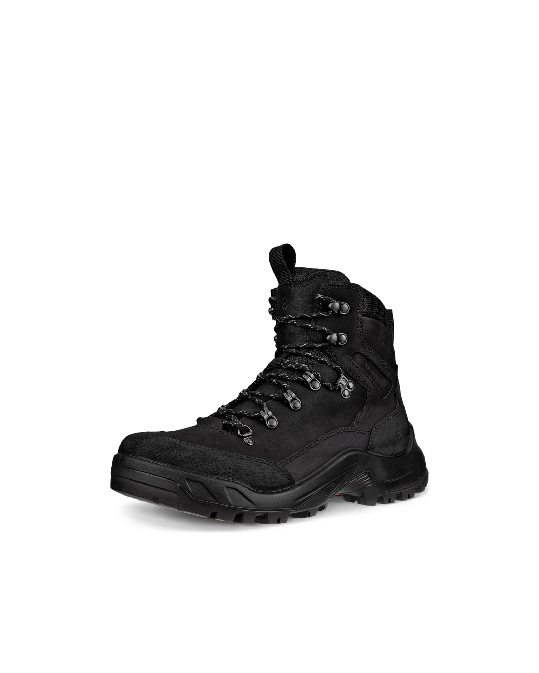 ECCO Men’s Offroad Waterproof High Lace Up Hiking Boot, BLACK NUBUCK/BLACK OIL NUBUCK, 10-10.5