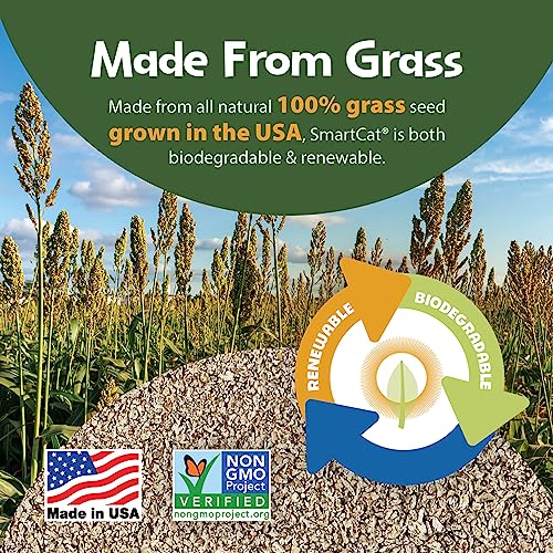 SmartCat All Natural Clumping Cat Litter, 20 Pound (320oz 1 pack