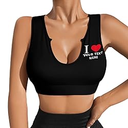 Custom Bras for Women Personalized Crop Top With