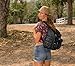 Diaper Backpack by Wallaroo - with Stroller Straps, Wet Diaper Bag and Changing Pad – for Women and Men - 25 Liters (Medium) - Black