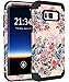 Hocase Galaxy S8 Plus SM-G955 Case, Heavy Duty Protection Shock Absorbing Silicone Rubber Bumper+Hard Plastic Hybrid Dual Layer Protective Case for Galaxy S8 Plus 6.2