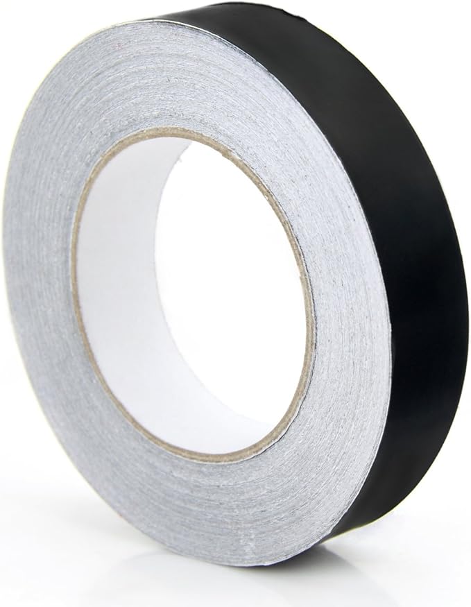 1 inch x 55 Yards Matte Black Aluminum Foil Tape for EMI Shielding