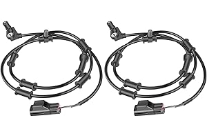 OCPTY ABS Sensor, Front Left Right Wheel Speed Sensors Fit for 2003 2004 2005 for Dodge for Ram 2500,2003 2004 2005 for Dodge for Ram 3500 ALS102 Pack of 2