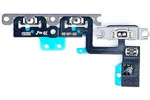Johncase New OEM Volume Button Switch Mute Control Connector Flex Cable w/Bracket Pre-Installed Repair Replacement Part Compatible for iPhone 11 6.1" (All Carriers)
