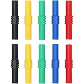 4mm Banana Plug Connector Female to Female Insulated Jack Socket Adapter for Test Leads Electrical Equipment Laboratory Indus