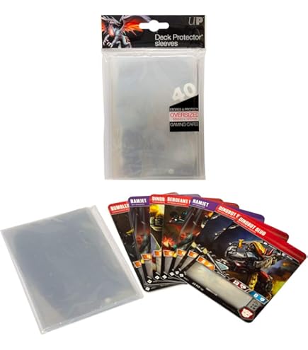 Amazon.com: Ultimate Guard Precise Fit Oversized Card Sleeves (40 Piece), :  Toys & Games