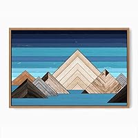 Framed Canvas Wall Art Colorful Abstract Canvas Prints Home Artwork Decoration for Living Room,Bedroom - 16x24 inches