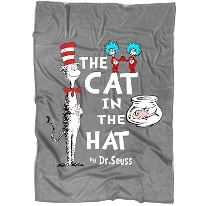 Amazon Com Lexigstore The Cat In The Hat Blanket For Bed And
