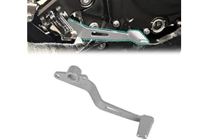 PIKPOP Rear Brake Lever for 2018-2025 Ninja 400, Ninja 500, Z400, Z500, Ninja e-1 ABS, Motorcycle Foot Pedal Accessories Replacement (Silver)