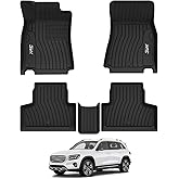 3W Floor Mats for Mercedez Benz GLB250 GLB35 AMG 2020-2026, TPE All Weather Custom Fit Floor Liner for Benz GLB 250/35 AMG 1st & 2nd Row Car Mats, Black