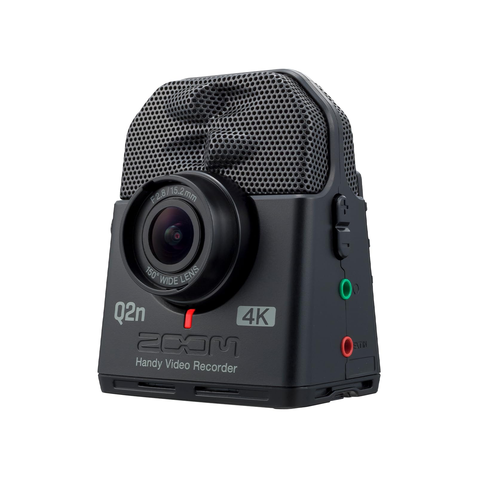 ZOOM 超小型 軽量 4Kビデオカメラレコーダー Q2n-4K XYステレオマイク搭載 Vlog/ライブ配信/音楽制作に最適 USBマイク/WEBカメラ機能 ミュージシャン/配信者向け Qシリーズ【国内正規品／保証3年】商品画像