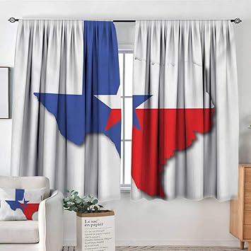 Amazon Com Texas Star Window Curtain Drape Outline Of The Texas