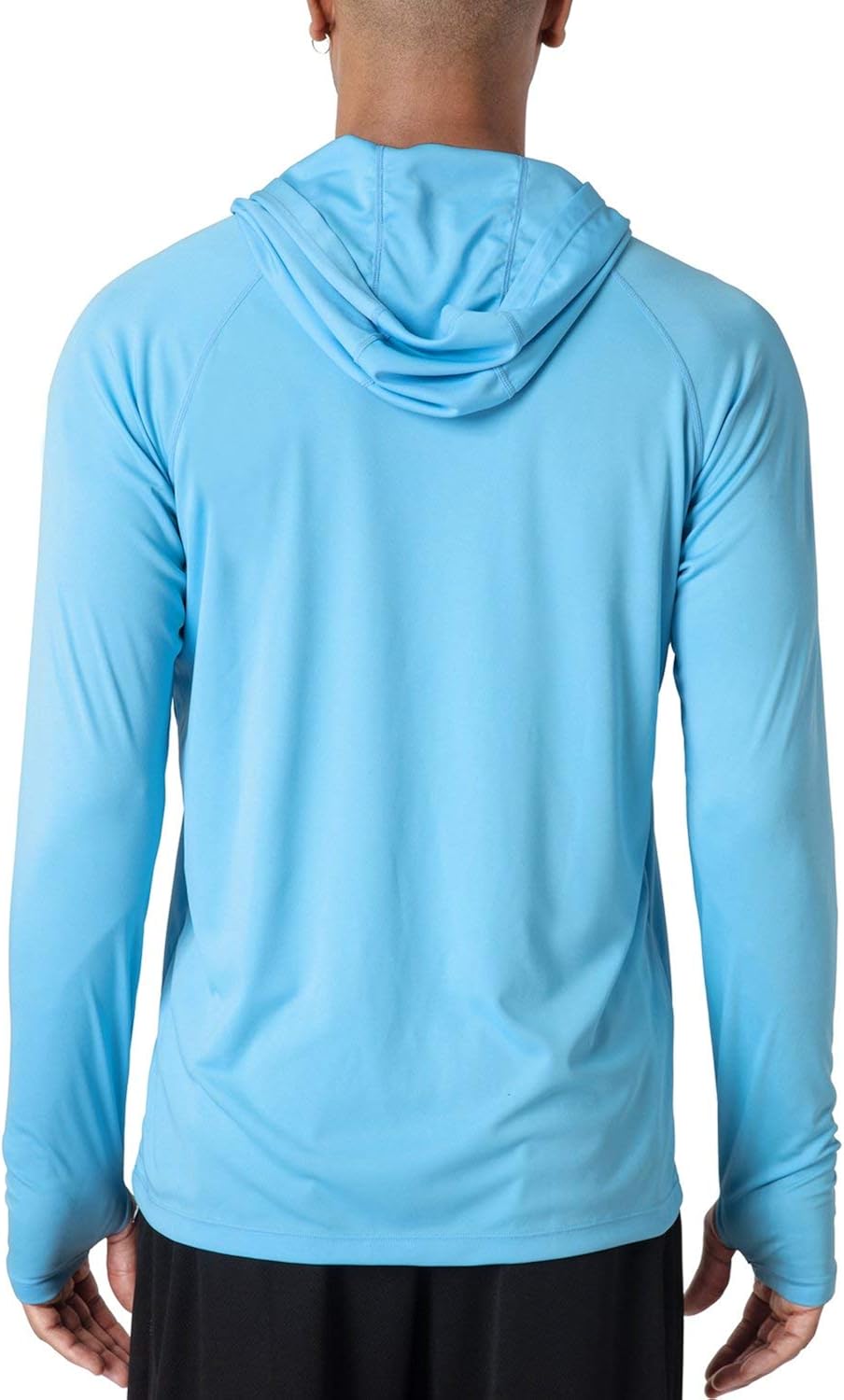 Willit Men's UPF 50+ Sun Protection Hoodie Shirt Long Sleeve SPF Fishing Outdoor UV Shirt Hiking Lightweight: Clothing