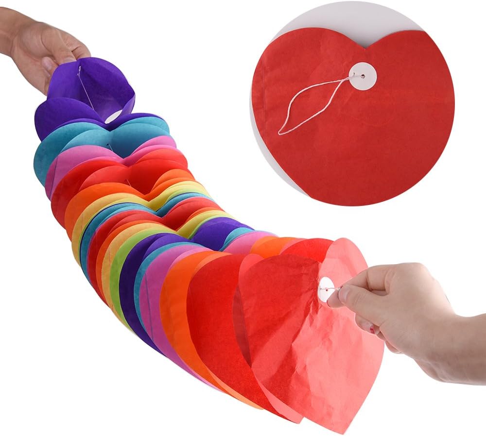 KUUQA Happy Birthday Banner with Rainbow Paper Garland Birthday Bunting for Boys and Girls Decorations Party Supplies - Image 4