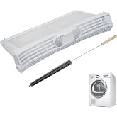 Promrmr 00652184 Tumble Dryer Lint Fluff Filter 652184 Compatible with Bosch, Siemens, Neff Dryers Replace AP4568439 PS3480699 00645174 Dryer Lint Screen Filter