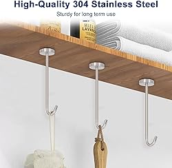 NearMoon Coat Hooks-Bath Towel Hangers, Wall Hooks