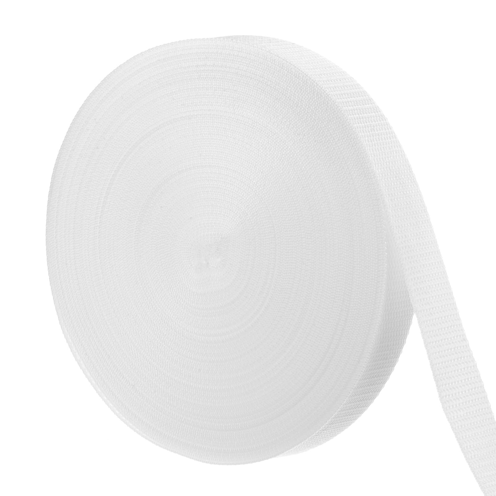 M METERXITY Tree Tie Strap-1 Roll 66 Feet x 1 Inch Garden Staking Straps,Plant Supports Tree Tie Staking,Tree Support Straps Apply to Outdoor/Garden/Plant/Staking/Guying(White)